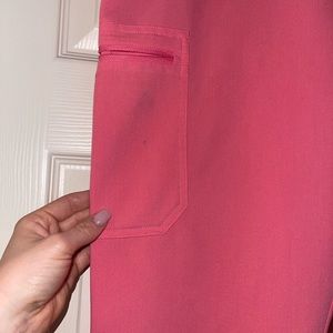 FIG Clothing Yola Skinny Scrub Pants in Neon Pink